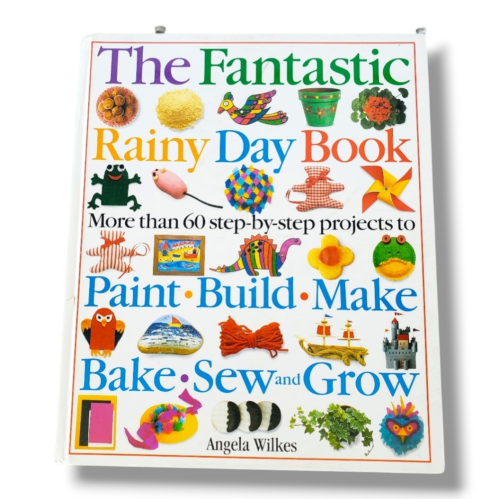 THE FANTASTIC RAINY DAY BOOK by Angela Wilkes First American Edition 1995 hc